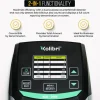 Kolibri KCD-2000 Counterfeit Detector for USD, 10 Detection Methods, 5" x 6" x 5", Black/Gray