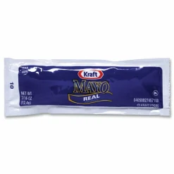 Kraft Mayo Real Mayonnaise, 0.44 oz Packet, 200/Box