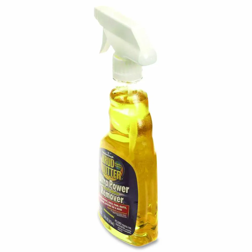 Krud Kutter Ultra Power Specialty Adhesive Remover, 16 oz Spray Bottle, 6/Carton