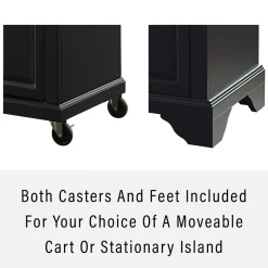 Lafayette Granite Top Full Size Kitchen Island/Cart