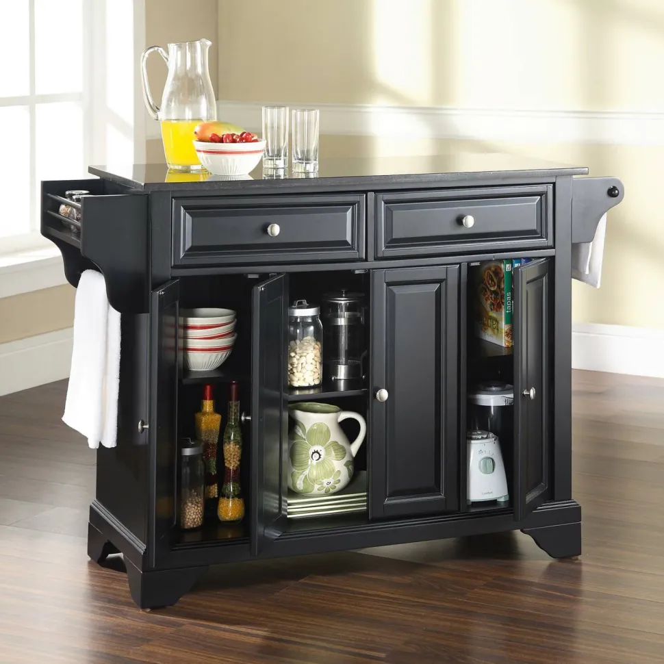 Lafayette Granite Top Full Size Kitchen Island/Cart