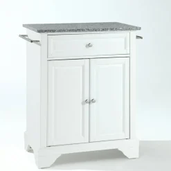 Lafayette Granite Top Portable Kitchen Island/Cart