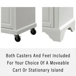 Lafayette Granite Top Portable Kitchen Island/Cart