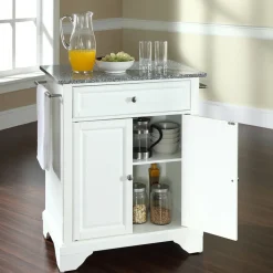 Lafayette Granite Top Portable Kitchen Island/Cart