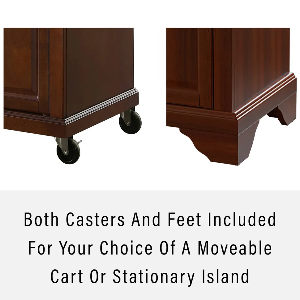 Lafayette Granite Top Portable Kitchen Island/Cart