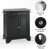 Lafayette Granite Top Portable Kitchen Island/Cart