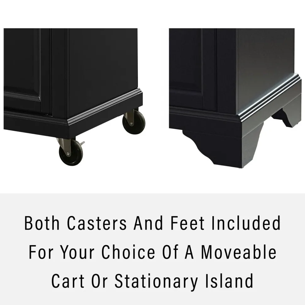 Lafayette Granite Top Portable Kitchen Island/Cart