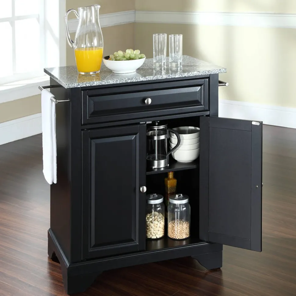 Lafayette Granite Top Portable Kitchen Island/Cart