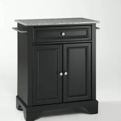 Lafayette Granite Top Portable Kitchen Island/Cart