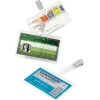 Laminating Pouches, ID Badge With Clip, 5 Mil, 2.5" x 3.75", Pack Of 25