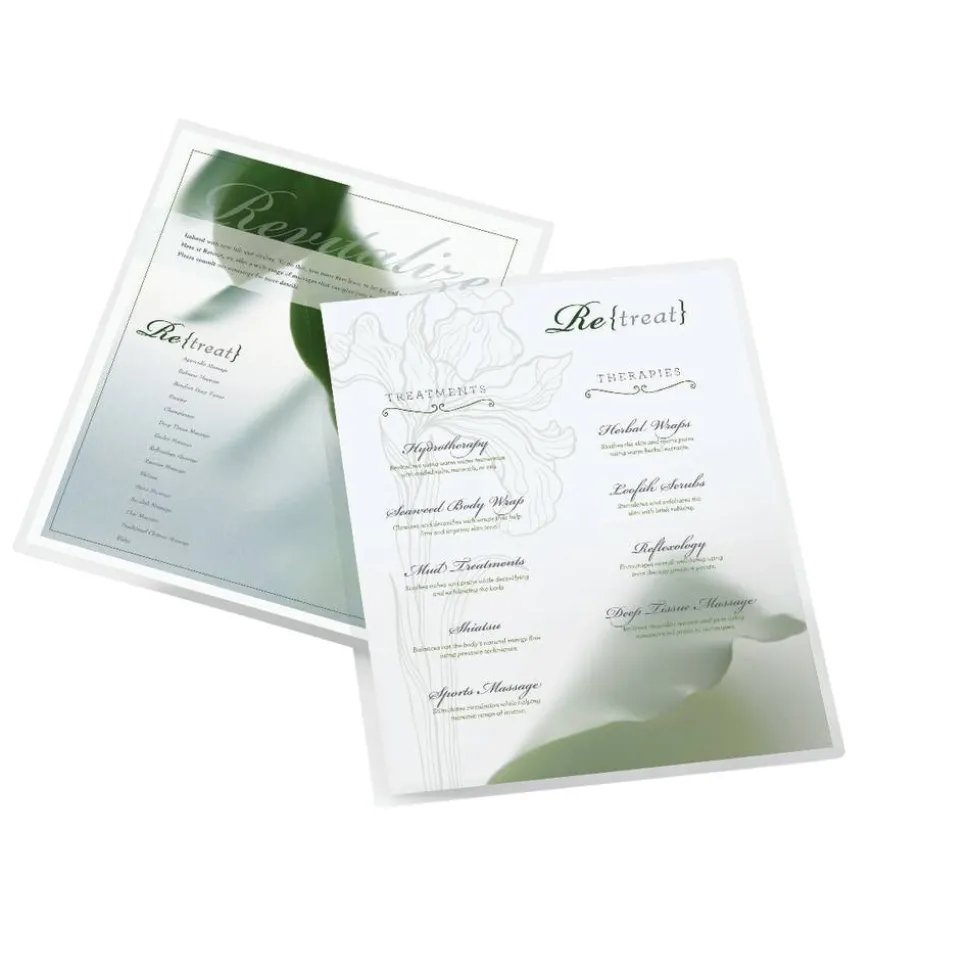Laminating Pouches, Letter Size, 5 mil, 9" x 11-1/2", Clear, Pack Of 100