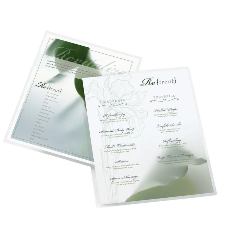 Laminating Pouches, Letter Size, 5 Mil, Clear, Pack Of 50