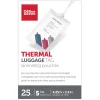 Laminating Pouches, Luggage Tag With Loop, 5 Mil, 2 1/2" x 4 1/4", Pack Of 25