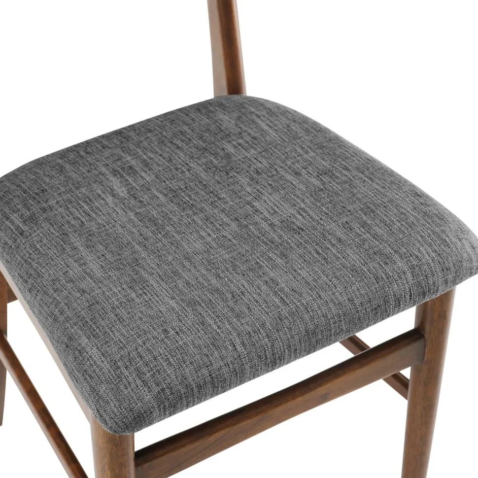 Landon 2Pc Wood Dining Chairs W/Upholstered Seat