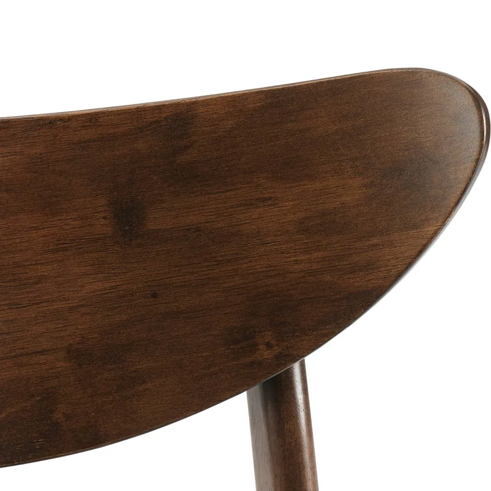 Landon 2Pc Wood Dining Chairs W/Upholstered Seat