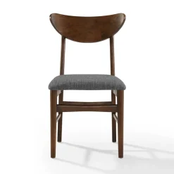 Landon 2Pc Wood Dining Chairs W/Upholstered Seat