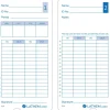 Lathem Model 400E Double Sided Time Cards - Double Sided Sheet - Blue Print Color - 1 Pack