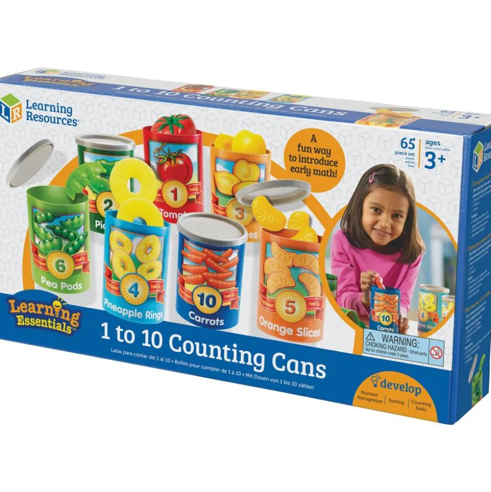 Learning Resources 1-10 Counting Cans Set