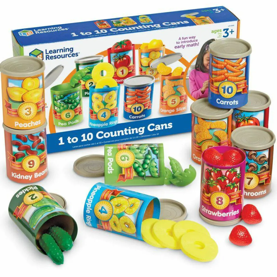 Learning Resources 1-10 Counting Cans Set