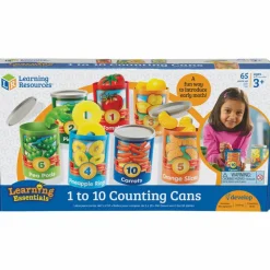 Learning Resources 1-10 Counting Cans Set