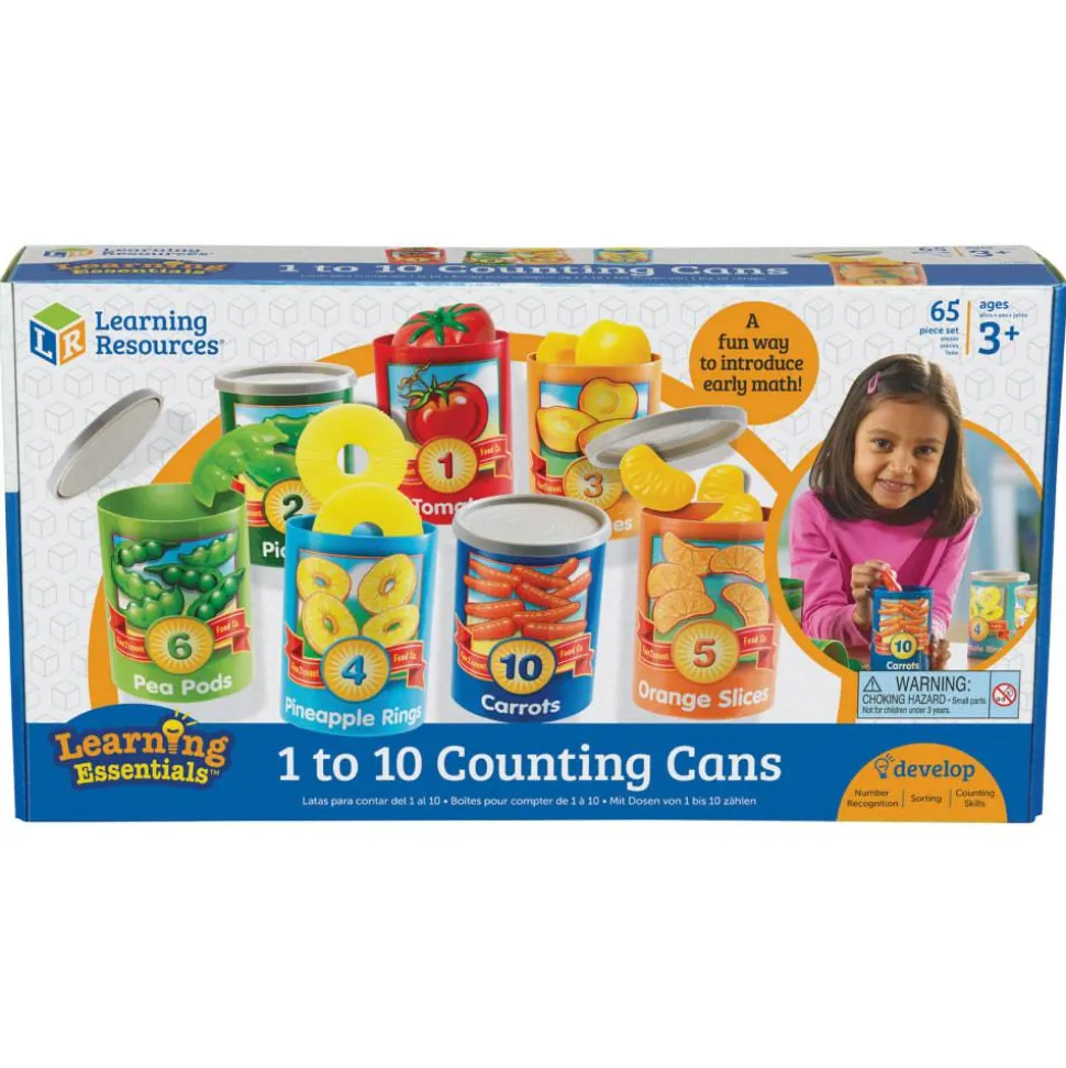 Learning Resources 1-10 Counting Cans Set
