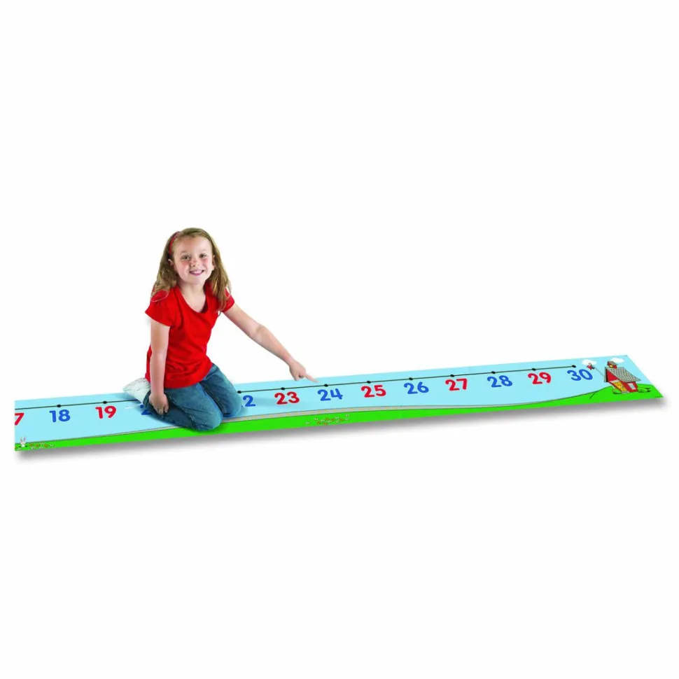 Learning Resources 0-30 Number Line Floor Mat, Grades K to 5