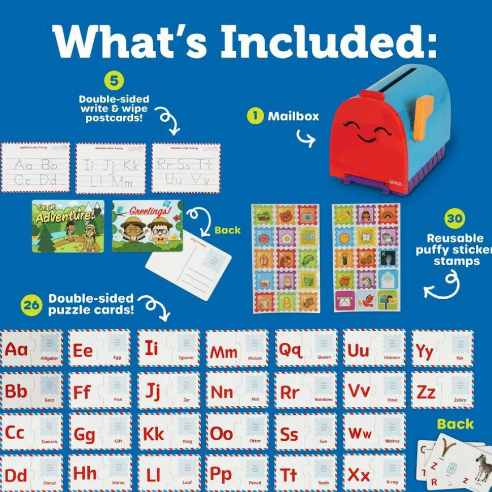 Learning Resources Alphabet Learning Mailbox