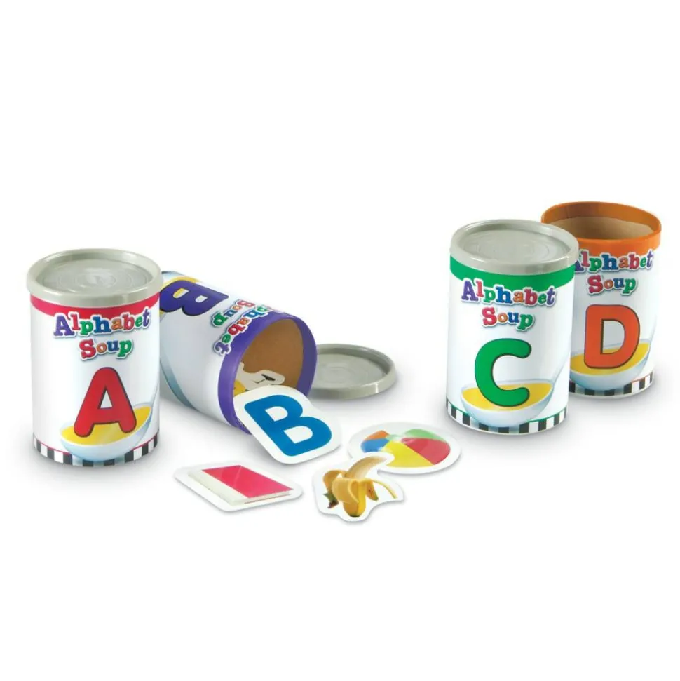 Learning Resources Alphabet Soup Sorters, 3" x 4 1/4", Multicolor, Pre-K - Grade 2