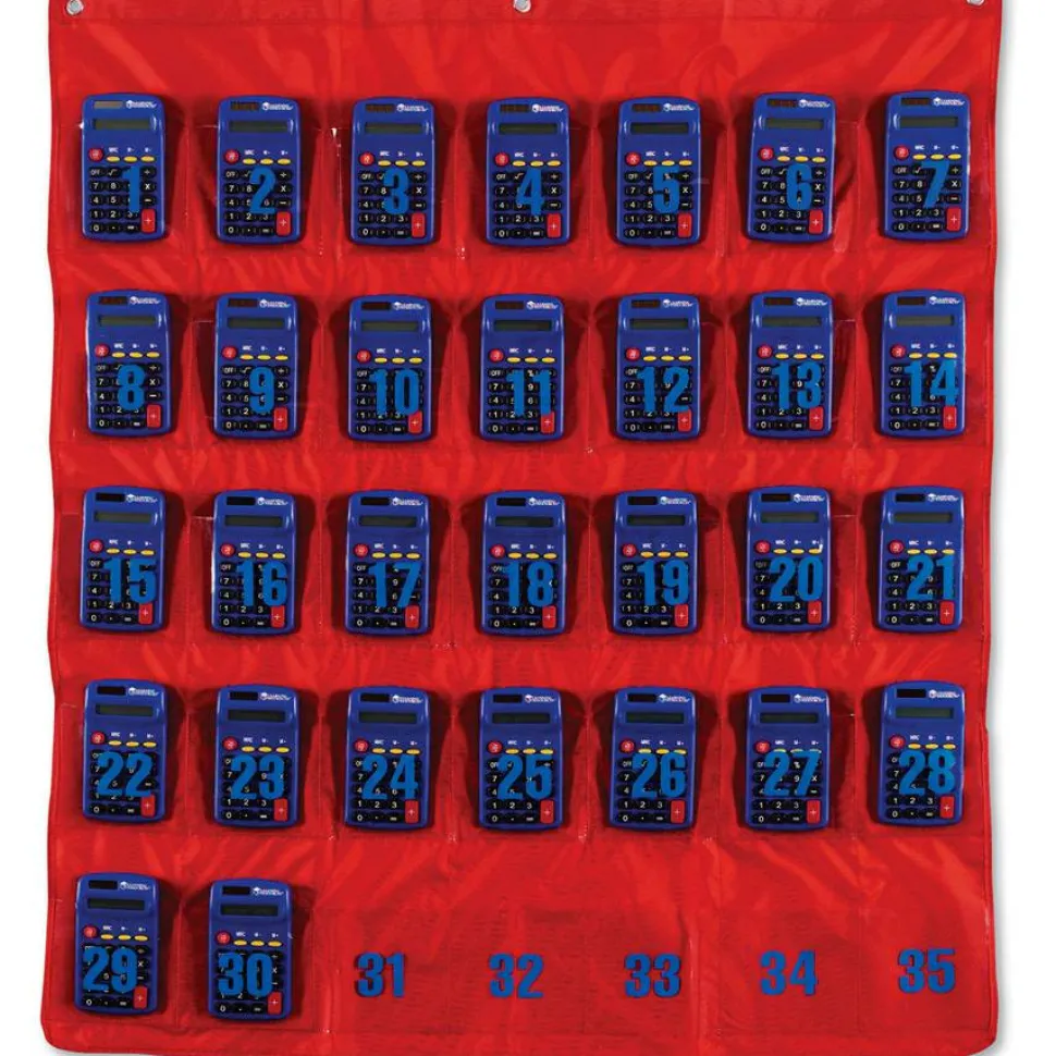 Learning Resources Calculator Storage Pocket Chart