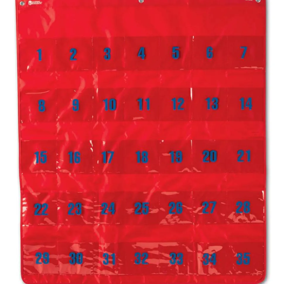 Learning Resources Calculator Storage Pocket Chart