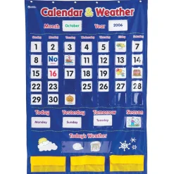Learning Resources Calendar And Weather Pocket Chart