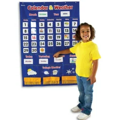 Learning Resources Calendar And Weather Pocket Chart