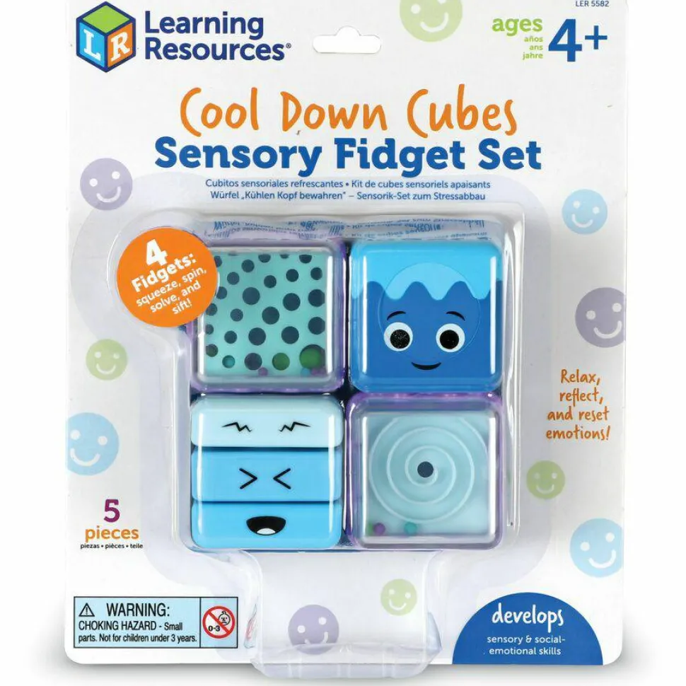 Learning Resources Cool Down Cubes Sensory Fidget Set