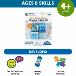 Learning Resources Cool Down Cubes Sensory Fidget Set