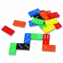 Learning Resources Double-Six Dominoes in Bucket, 2 to 4 Players, Grades K to 4, 168 Pieces
