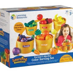 Learning Resources Farmer's Market Color Sorting Set, Pre-K - Grade 3