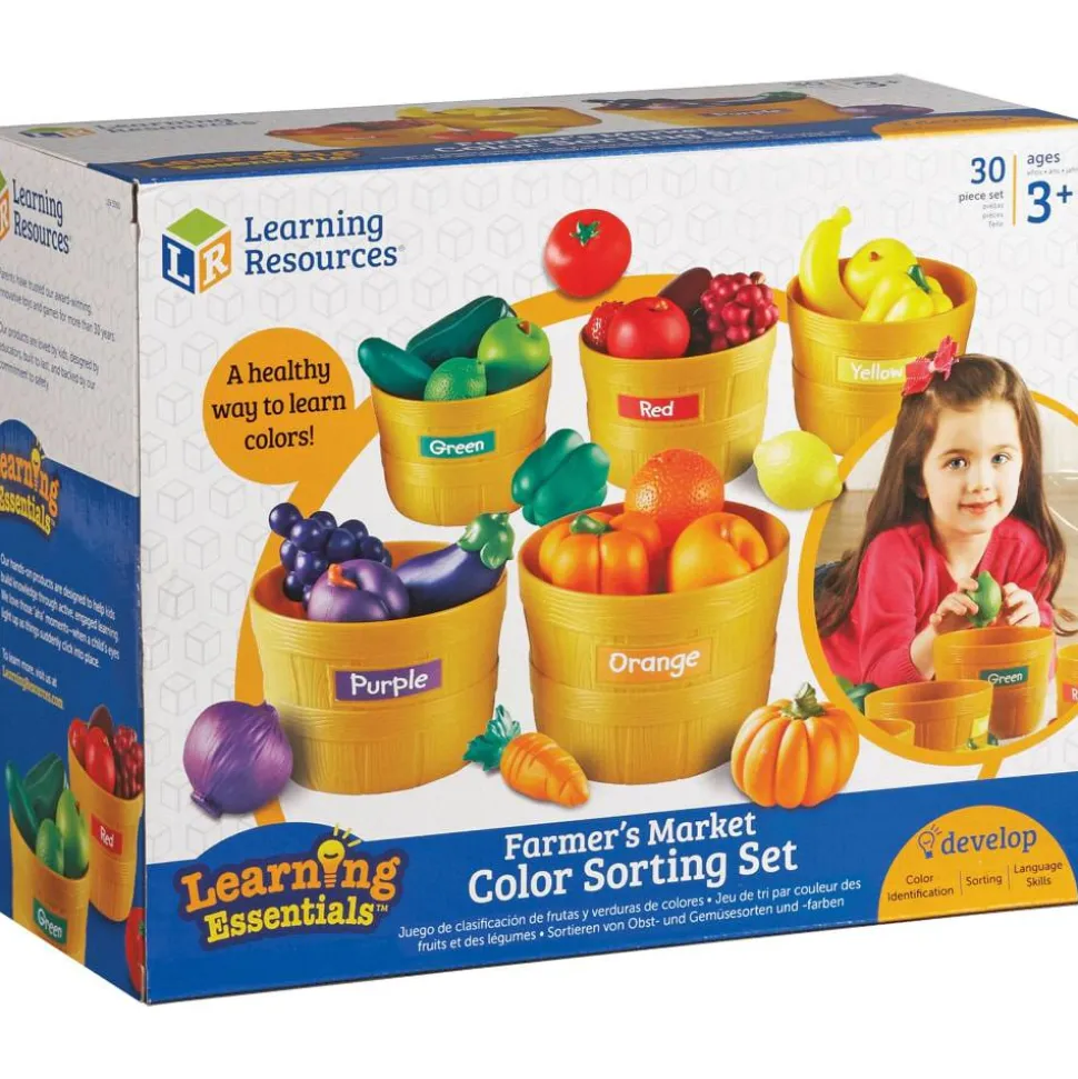 Learning Resources Farmer's Market Color Sorting Set, Pre-K - Grade 3
