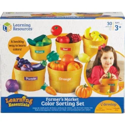 Learning Resources Farmer's Market Color Sorting Set, Pre-K - Grade 3