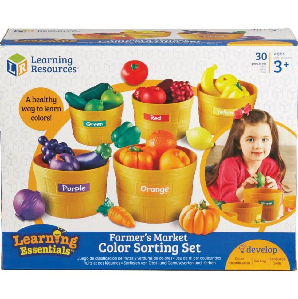 Learning Resources Farmer's Market Color Sorting Set, Pre-K - Grade 3