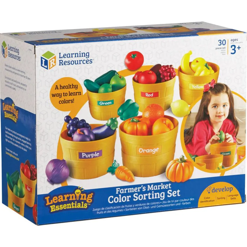 Learning Resources Farmer's Market Color Sorting Set, Pre-K - Grade 3