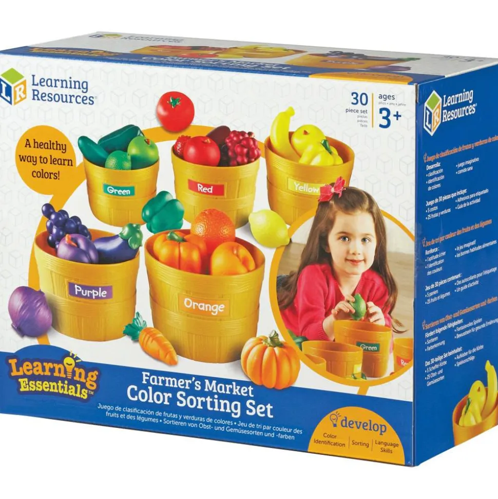 Learning Resources Farmer's Market Color Sorting Set, Pre-K - Grade 3