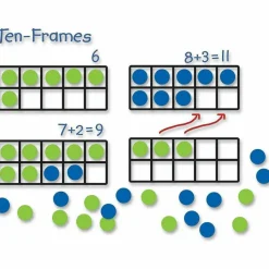 Learning Resources Giant Magnetic 10-Frame Set, 5