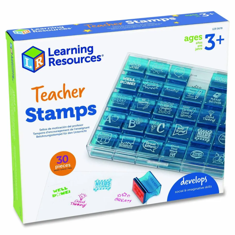 Learning Resources Jumbo Teacher Stamps Set