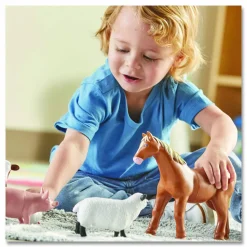 Learning Resources Jumbo Farm Animals, Grades Pre-K to 3, 7 Pieces