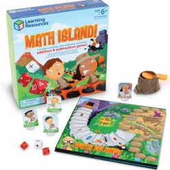 Learning Resources Math Island! Addition & Subtraction Game