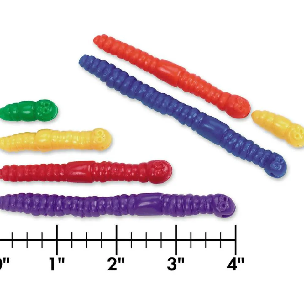 Learning Resources Math Manipulatives, Measuring Worms, Set Of 72