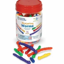 Learning Resources Math Manipulatives, Measuring Worms, Set Of 72