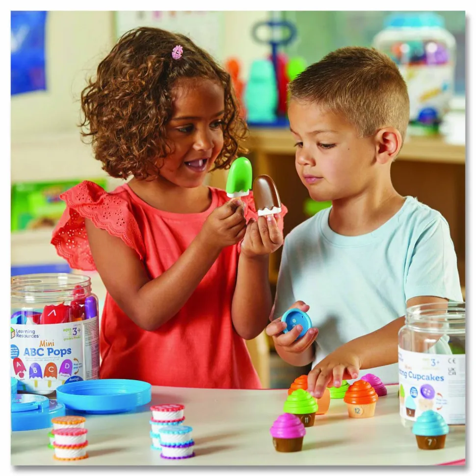 Learning Resources Mini ABC Pops, Pre-K to K, 52 Pieces