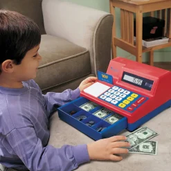 Learning Resources Pretend & Play Calculator Cash Register, 5 3/4