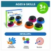 Learning Resources Recordable Answer Buzzers, Ages 3 and Up, 4 Buzzers